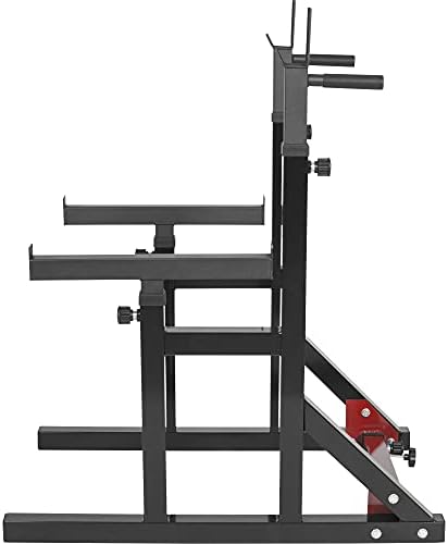 GORILLA SPORTS® Kniebeugenständer mit verstellbarem Langhantel Set 30kg & Dip-Griffen für gezielte Muskeltraining Zuhaus