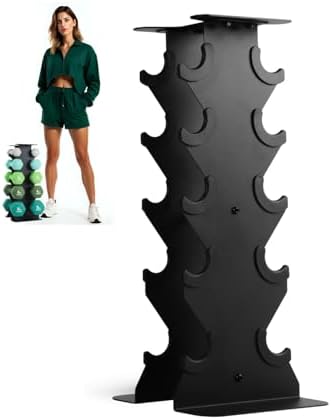 HantelRack Premium - Strapazierfähiger Hantelständer mit 5-Tier für effizientes Krafttraining Zuhause