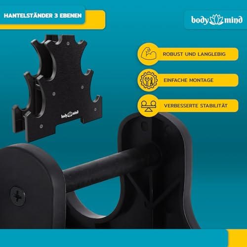 Body & Mind® Hanteln 2er Set – Effektive Gymnastikhanteln für Zuhause, ideal für Krafttraining!