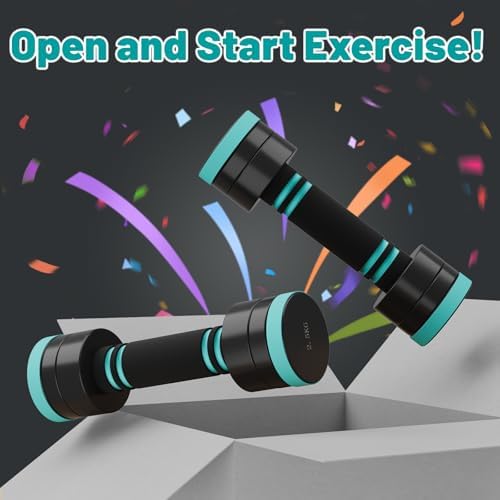 Dripex Hanteln Set – Verstellbare Kurzhanteln für effektives Home-Workout, 2er Set mit Stahlgewichten, ideal für Krafttr