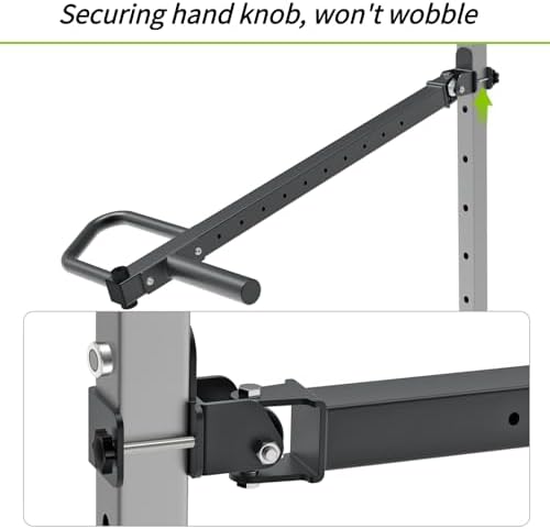 SELEWARE Multi Grip Dip-Stangenaufsatz für Power Rack - 500 lbs Kapazität, ideal für Krafttraining!