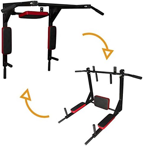 CCLIFE Klimmzugstange Multigriff für Wandmontage – Maximale Stabilität bis 200kg für effektives Bodyweight-Training Zuha