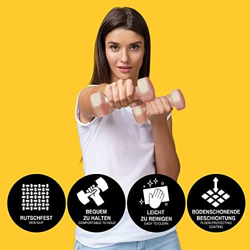 Body & Mind® Hanteln 2er Set – Effektive Gymnastikhanteln für Zuhause, ideal für Krafttraining!