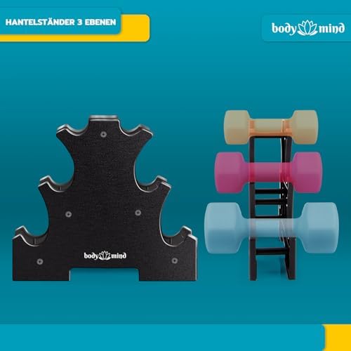 Body & Mind® Hanteln 2er Set – Effektive Gymnastikhanteln für Zuhause, ideal für Krafttraining!