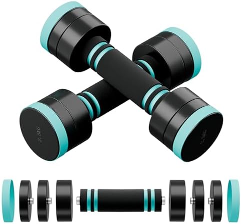 Dripex Hanteln Set – Verstellbare Kurzhanteln für effektives Home-Workout, 2er Set mit Stahlgewichten, ideal für Krafttr