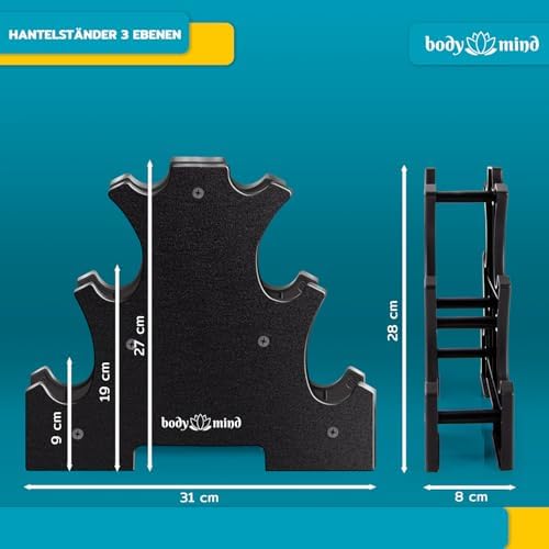 Body & Mind® Hanteln 2er Set – Effektive Gymnastikhanteln für Zuhause, ideal für Krafttraining!