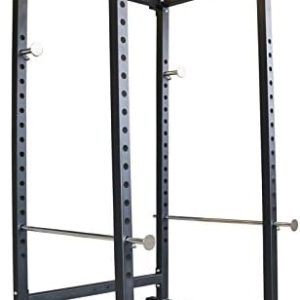 Train Hard Power Rack Squat Cage - Hochwertige Kraftstation mit Klimmzugstange, erweiterbar und bis 400 kg belastbar!