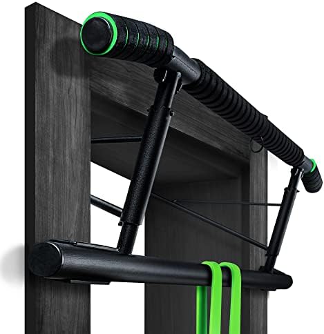 Klimmzugstange von PremiumFitness – Robuste Türreck für bis 200 KG – Ideal für Dips und Push-Ups zu Hause!