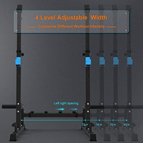 Squat Rack von – Höhenverstellbarer Multi-Funktions Hantelständer für Zuhause, ideal für Krafttraining und Gewichtheben