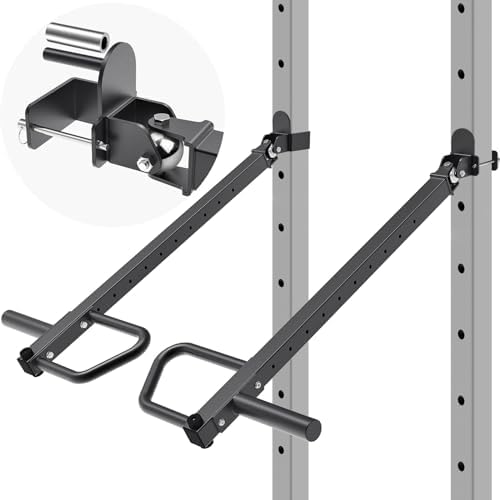 SELEWARE Multi Grip Dip-Stangenaufsatz für Power Rack - 500 lbs Kapazität, ideal für Krafttraining!