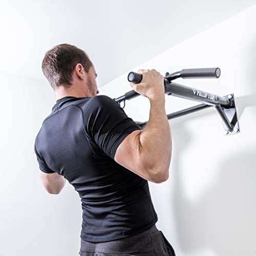 PULLUP & DIP Profi Klimmzugstange Wandmontage – Multigriff für Fitness Zuhause inkl. eBook und Zubehör, bis 200 kg