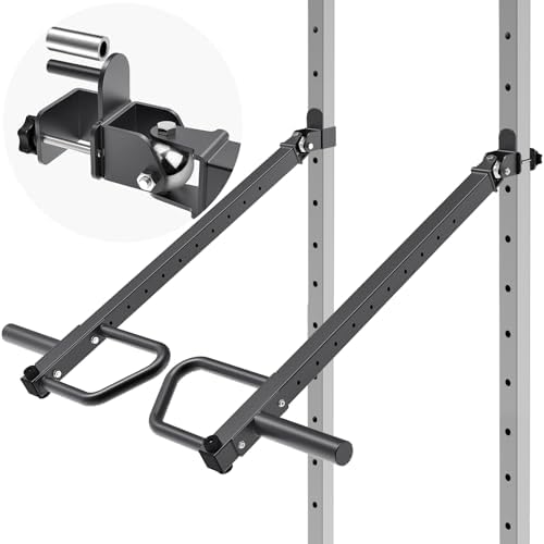 SELEWARE Multi Grip Dip-Stangenaufsatz für Power Rack - 500 lbs Kapazität, ideal für Krafttraining!