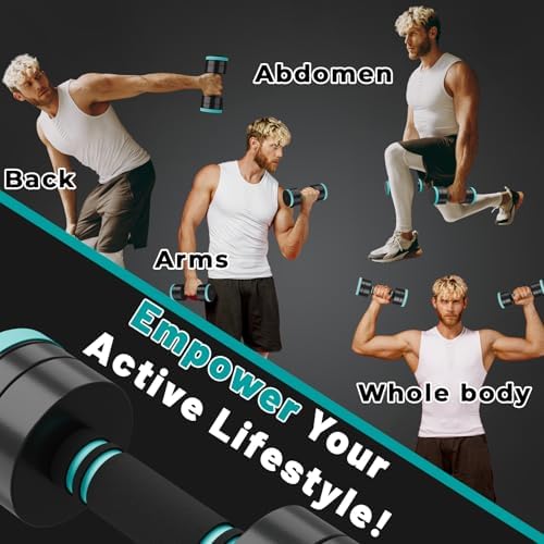 Dripex Hanteln Set – Verstellbare Kurzhanteln für effektives Home-Workout, 2er Set mit Stahlgewichten, ideal für Krafttr