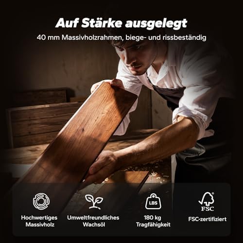 MERACH Klappbares Wasser Rudergerät aus Holz mit APP & Komfortsitz – Perfekt für Heimfitness!