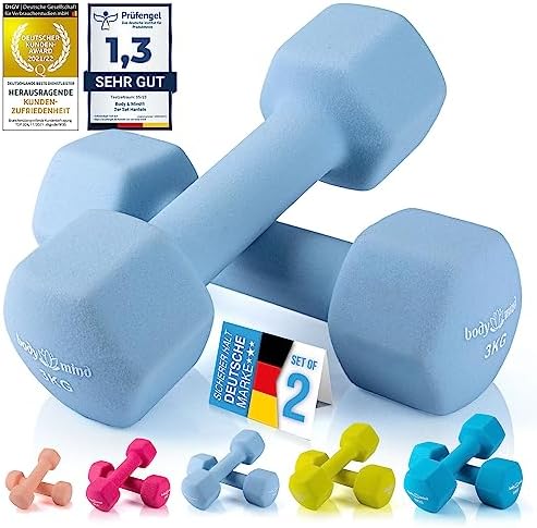 Body & Mind® Hanteln 2er Set – Effektive Gymnastikhanteln für Zuhause, ideal für Krafttraining!
