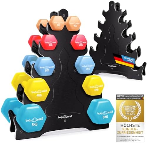 Body & Mind® Hanteln 2er Set – Effektive Gymnastikhanteln für Zuhause, ideal für Krafttraining!