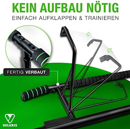 Klimmzugstange von PremiumFitness – Robuste Türreck für bis 200 KG – Ideal für Dips und Push-Ups zu Hause!