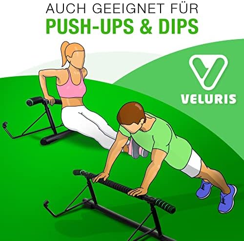 Klimmzugstange von PremiumFitness – Robuste Türreck für bis 200 KG – Ideal für Dips und Push-Ups zu Hause!