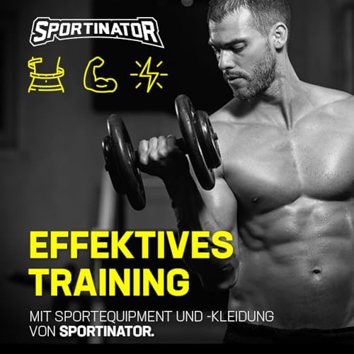 SPORTINATOR® "Machine" Hantel Set mit Koffer – Vielseitiges 2-in-1 Hantelset (15–40 kg) für effektives Training zu Hause