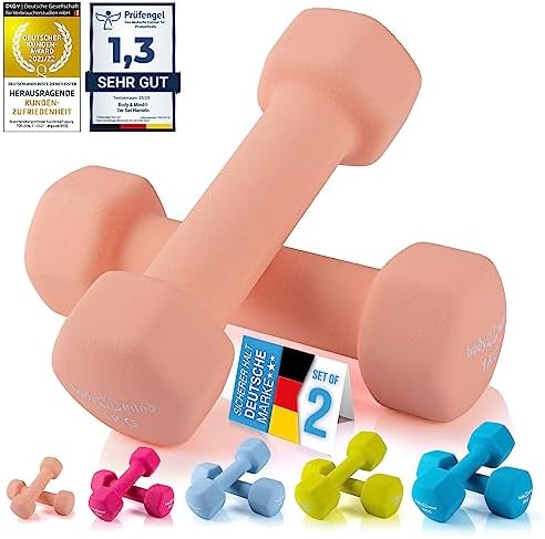 Body & Mind® Hanteln 2er Set – Effektive Gymnastikhanteln für Zuhause, ideal für Krafttraining!